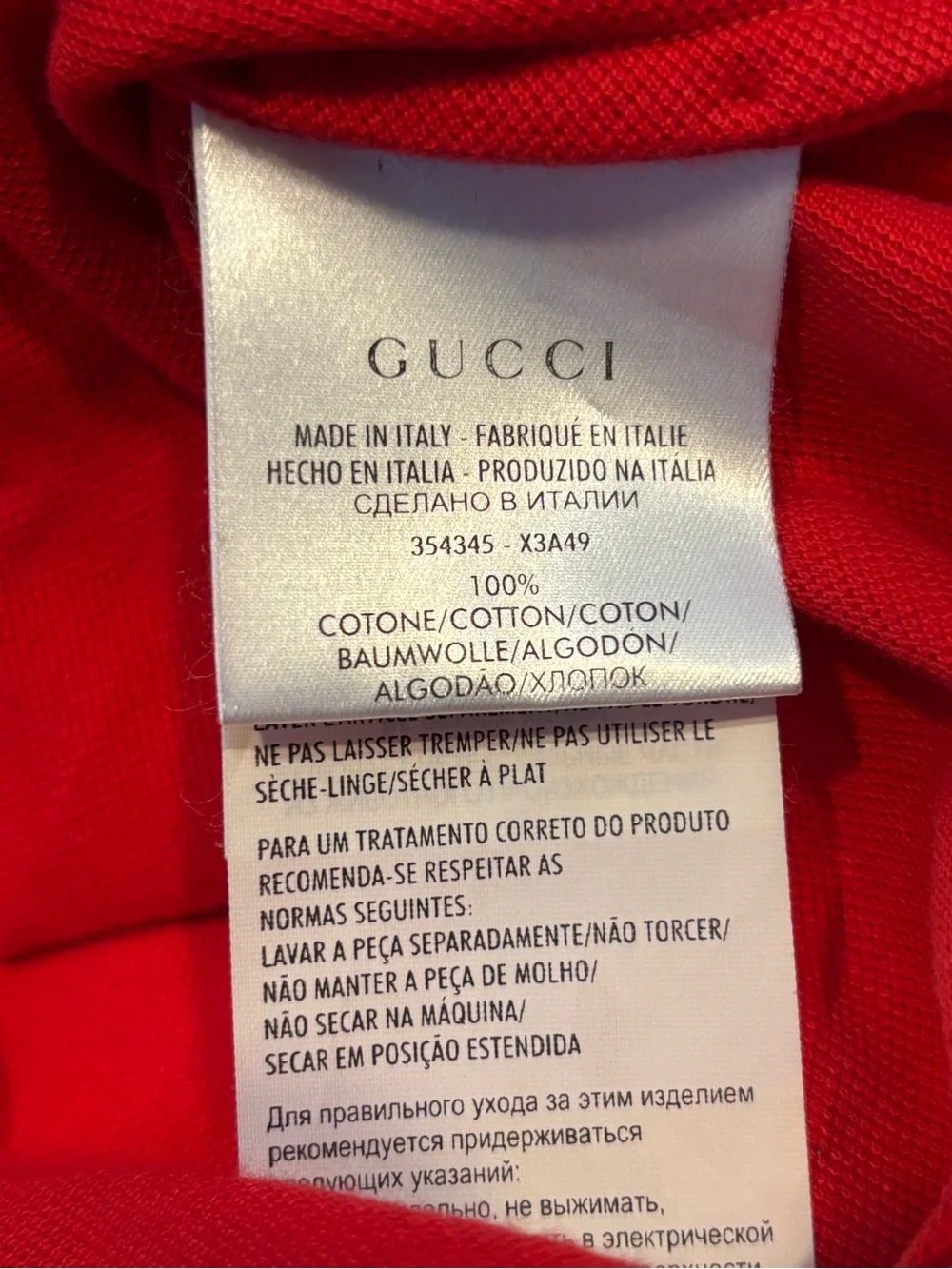 Gucci GG Embroidered Polo